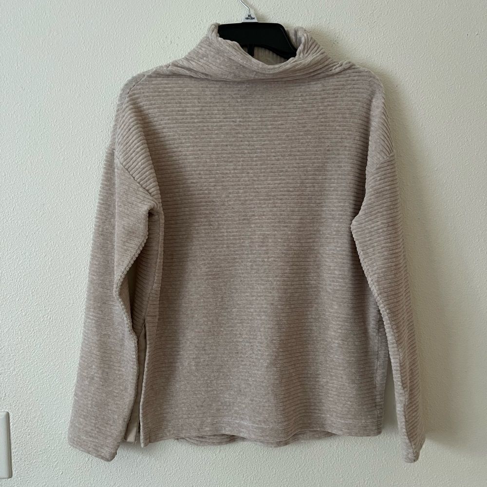 Zella Women’s cows neck Wale pullover sweater XXS